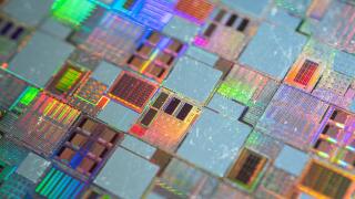 Silicon wafer for manufacturing semiconductor of integrated circuit.