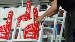 Opening ceremony of the Sports Museum of America in New York