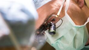 Carlos Heras-Palou, 53, performing hand surgery at Derby Nuffield Hospital. Mr Heras-Palou, an orthopaedic specialist surgeon, may have had his career saved by a new drug called 'Patisiran'. The rare disease, hereditary transthyretin-mediated amyloidosis 