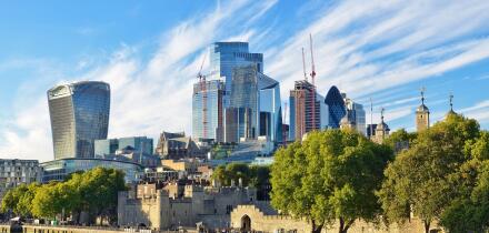 City of London Skyline, England, United Kingdom