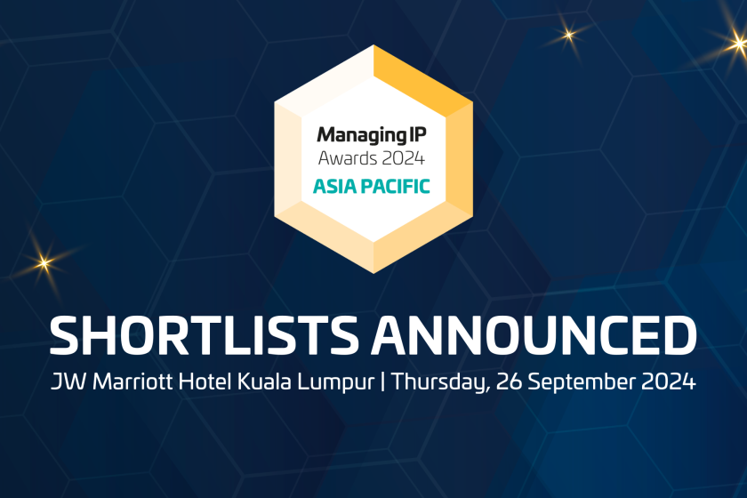Managing IP Asia-Pacific Awards 2024: shortlists announced