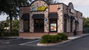 Subway Sandwich Store in Lady Lake, Florida USA
