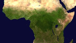 Composite satellite image of the continent of Africa