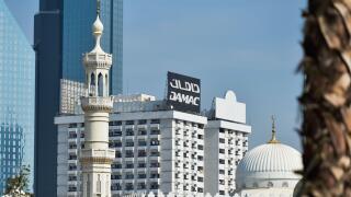 A view of Damac logo (DAMAC Properties -Dubai Luxury Real Estate) in Dubai city center.
On Saturday, February 10, 2018, in Dubai, United Arab Emirates. (Photo by Artur Widak/NurPhoto)