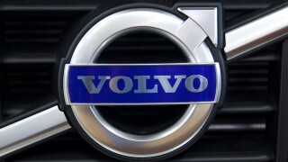 Volvo emblem on a car
