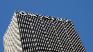 Modern building Macquarie bank Sydney Australia. Image shot 10/2008. Exact date unknown.