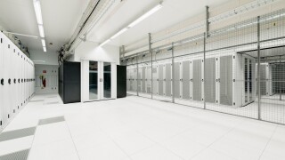 Room in data storage warehouse