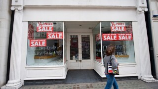 Empty shop premises London. Image shot 2009. Exact date unknown.