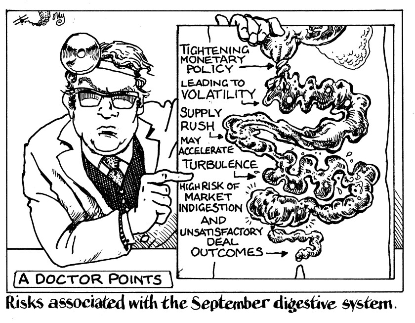 Risks associated with the September digestive system