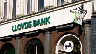 Lloyds Bank, Queen Street Branch, Cardiff, Wales.