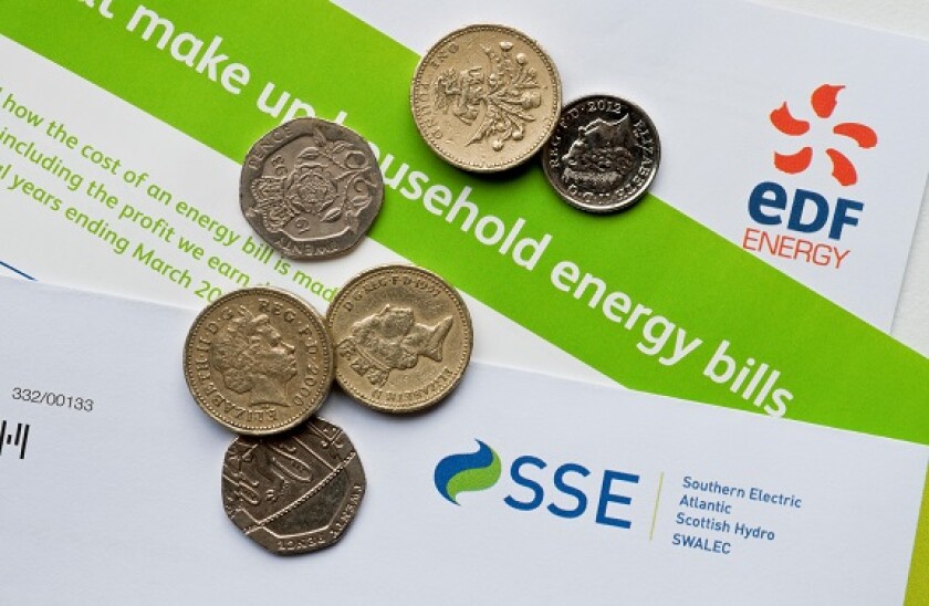 EDF Energy and SSE gas and electricity price increases.