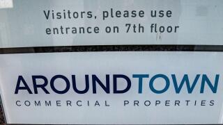 19 November 2019, Germany (German), Berlin: A lettering indicates the branch of the Luxembourg real estate group Aroundtown in the capital. (to dupa "Billion dollar merger: Aroundtown submits offer for TLG") Photo: Paul Zinken/dpa