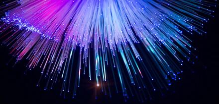 Internet technology fiber optic background