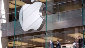 Shopping at the Sydney Apple Store. Sydney NSW Australia.