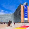 Brussels, Belgium - August 12, 2018: European Commission Headquarters building in Brussels, Belgium.