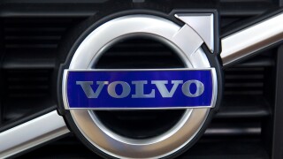 Volvo emblem on a car