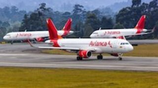 Avianca, aeroplane, Colombia, airline, airport, Bogota, LatAm