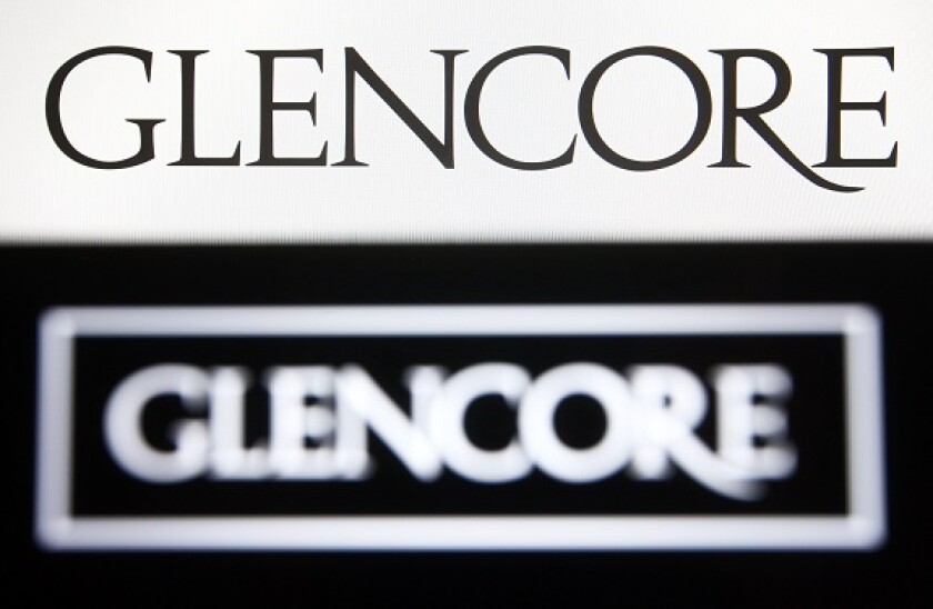 Ukraine. 6th Aug, 2021. In this photo illustration a Glencore plc (Glencore International AG) logo is seen on a smartphone and a pc screen. (Credit Image: © Pavlo Gonchar/SOPA Images via ZUMA Press Wire)