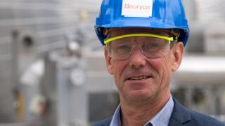 Bitterfeld Wolfen, Germany. 22nd Oct, 2018. Stefan Kauerauf, plant manager of the chemical company Nouryon, stands in front of a plant in the chemical park. The former AkzoNobel Specialty Chemicals now operates as an independent company under the name Nou