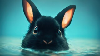 Chinese black rabbit-adobe-2022