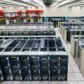 Geneva, Switzerland - 26 Jan 2018: Servers at the data centre of the European Organization for Nuclear Research (CERN) in Geneva, Switzerland.
