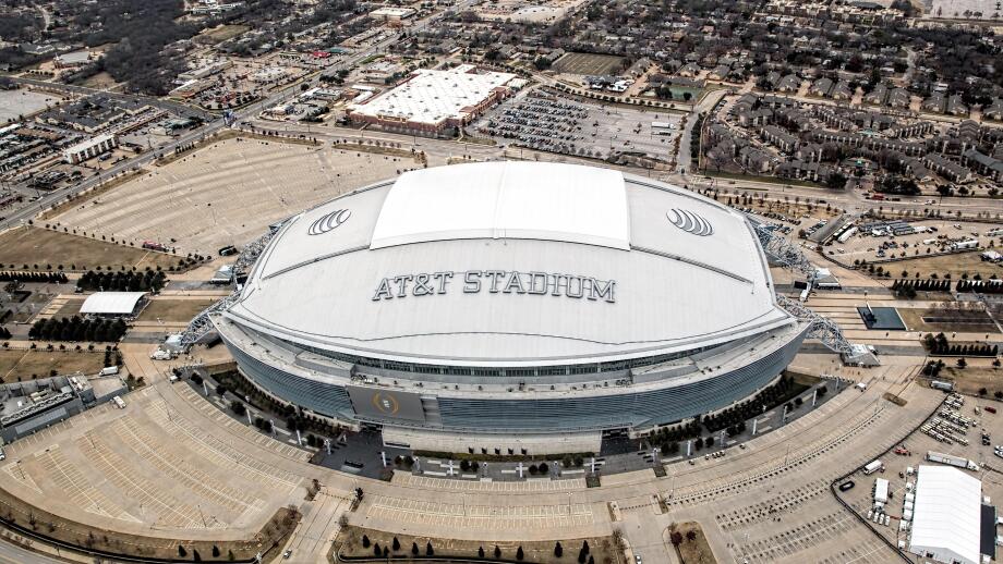 AT&T Stadium the home of the Dallas Cowboys in Arlington Texas USA