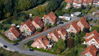 One-familiy houses and multi-family houses, estate, Muenster, North Rhine-Westphalia