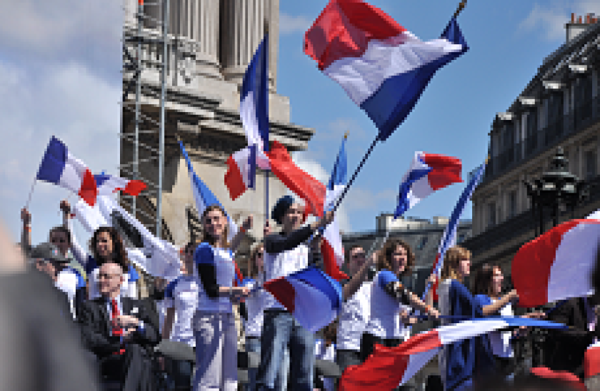 french flag wavers