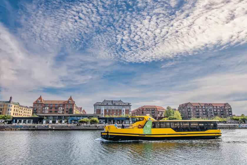 Electric ferry in Copenhagen, Denmark