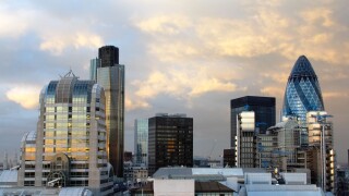 day Profile of City of London borough in London England Britain United Kingdom UK. Image shot 2014. Exact date unknown.