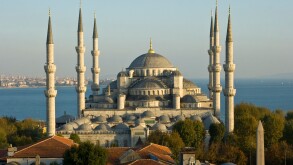 Blue Mosque in Istanbul Turkey. Image shot 2009. Exact date unknown.