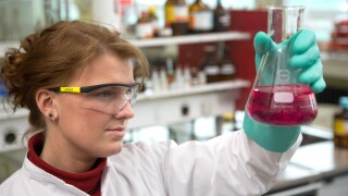 Trainee lab assistant at Evonik company, Marl, Germany