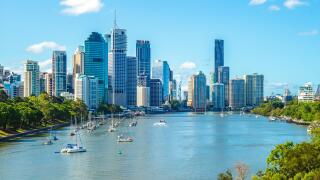 Brisbane skyline, capital of Queensland, Australia