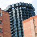 A logo sign outside of the headquarters of the La Caixa group and Caixa Bank in Barcelona, Spain on August 24, 2017.