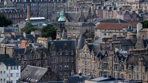 View of Edinburgh's Old Town from Calton Hill