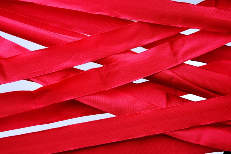 A mass of red tape