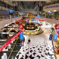 Dubai, United Arab Emirates - May 28, 2021: Terminal Concourse C of Dubai International Airport (DXB) in the United Arab Emirates.