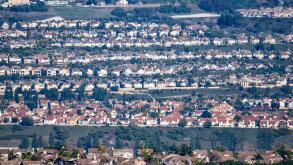 Housing developments in Orange County California USA