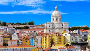 Lisbon cityscape. Alfama district, Portugal.