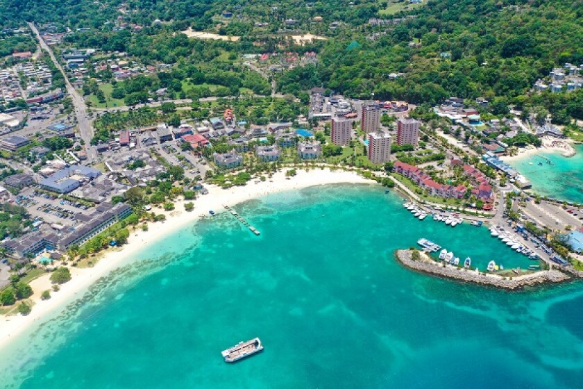 Beautiful Aerial Beach View