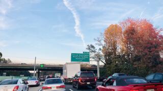 Highway traffic.