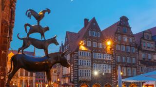 The Bremen Town Musicians in Bremen, Germany