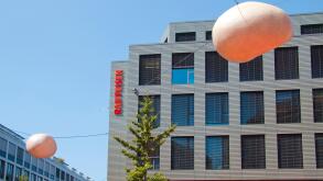 Switzerland, Europe, St. Gallen, town, city, bank, Raiffeisen, lounge,