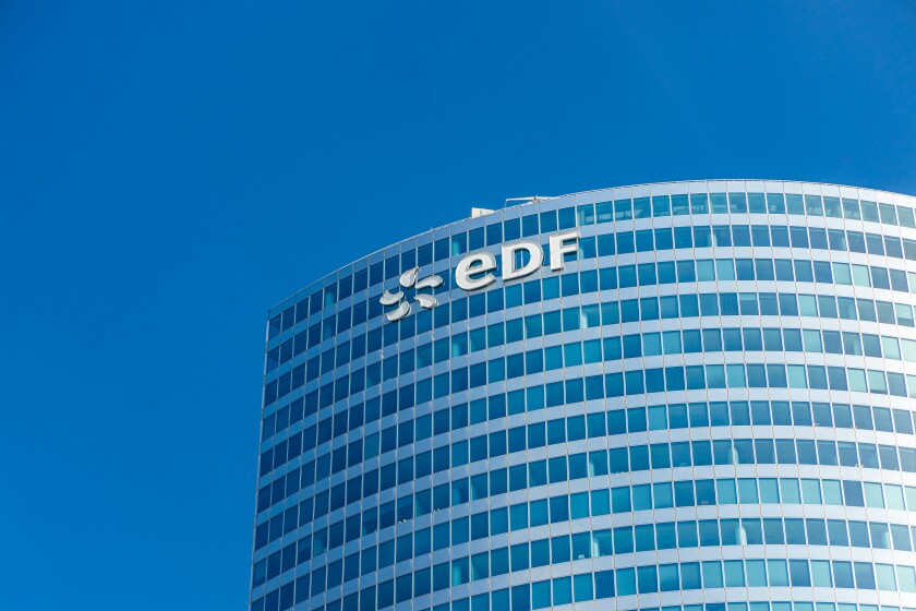 Tour EDF in La Defense business district in Paris, France