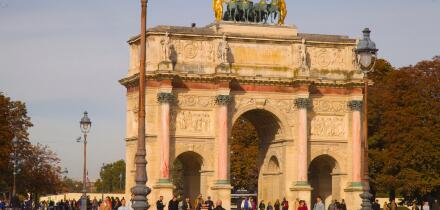 France, Paris, Arc de Triomphe du Carrousel