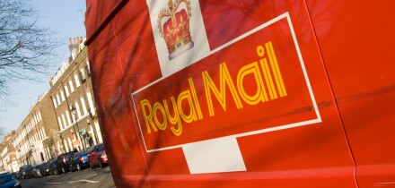 Royal Mail van, UK, London