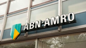 ABN Amro Sign Logo Bank Amsterdam Netherlands Holland Europe