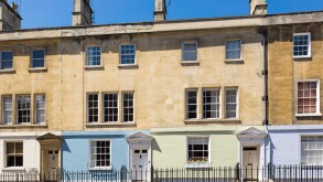 Houses in Bath, Somerset, England, UK