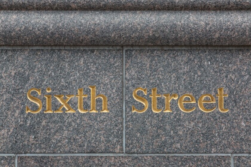 Sixth Street sign in Austin Texas from Alamy 10May23 575x375