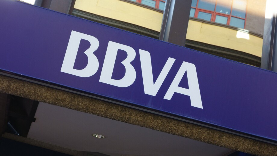 BBVA is a leading Spanish bank. Branch in Santa Cruz de Tenerife, Canary Islands